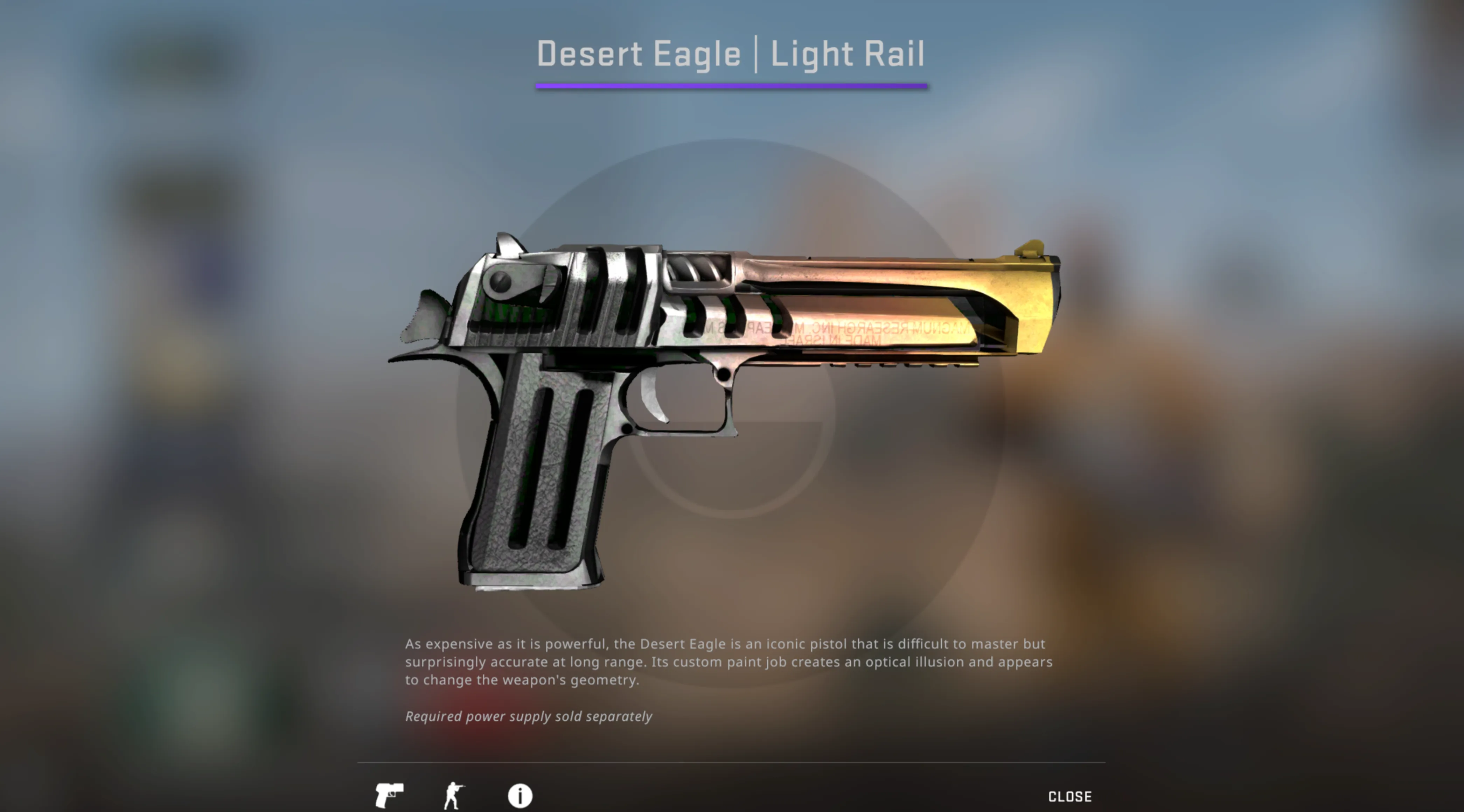 Desert Eagle Light Rail cs2